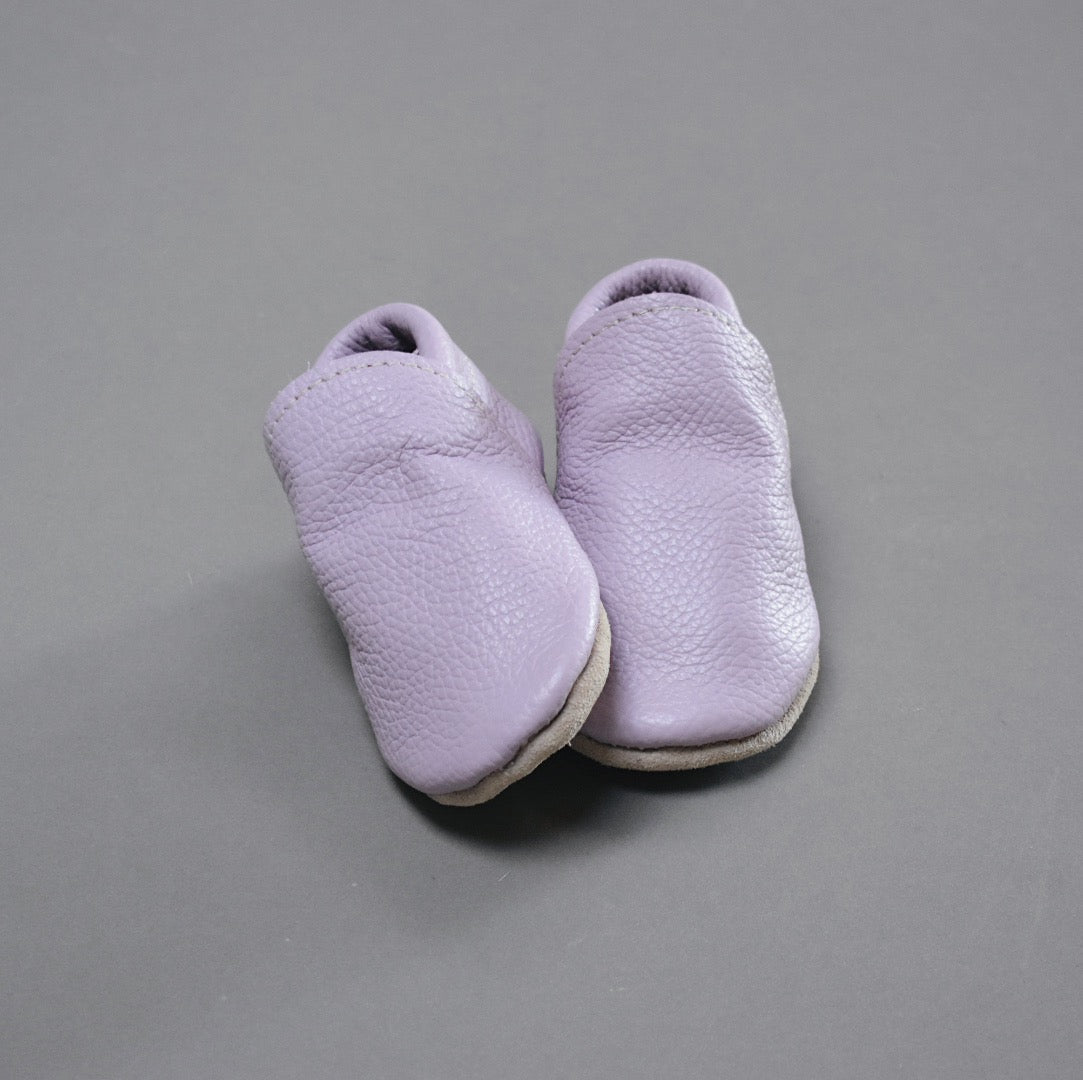 Leather Shoes - Lilac