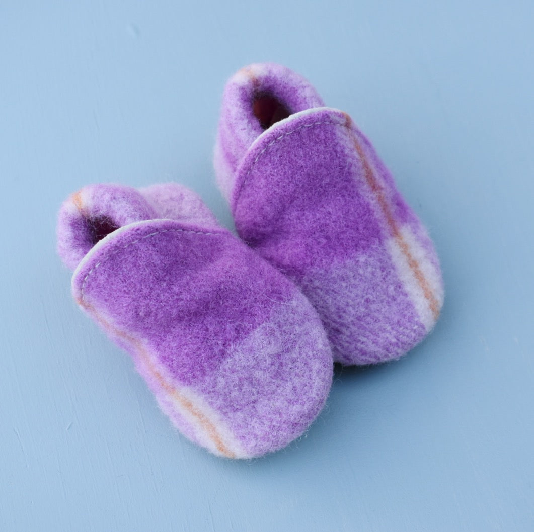 plaid wool loafers