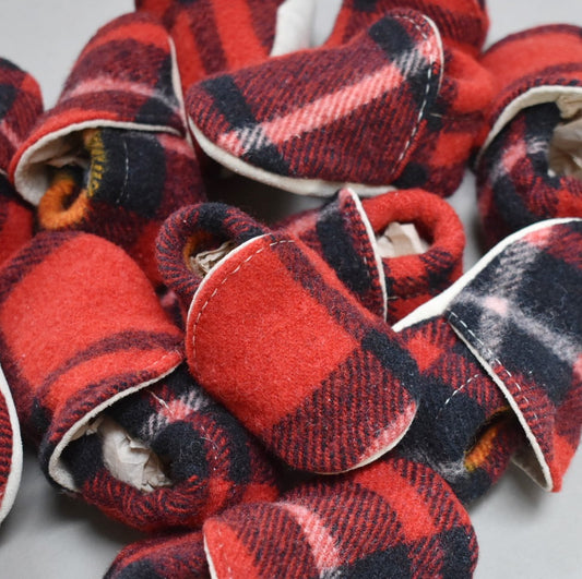 plaid wool loafers - Freja